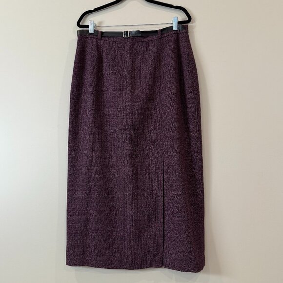 Jessica Petites Pencil Skirt Purple/Black 16P - Picture 1 of 7
